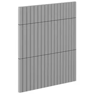 Čelo skrinky Luxeo F14-D60S3-AX ryfla grey vyobraziť