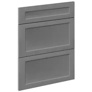 Čelo skrinky Luxeo F15-D60S3-AX rám dark grey vyobraziť