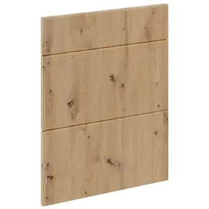 Čelo skrinky Luxeo F16-D60S3-AX tenký rám dub vyobraziť