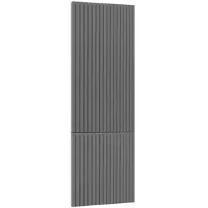 Čelo skrinky Luxeo F14-D60ZL_D60R ryfla dark grey vyobraziť