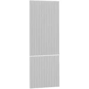 Čelo skrinky Luxeo F14-N60N ryfla white vyobraziť