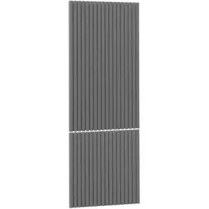 Čelo skrinky Luxeo F14-N60N ryfla dark grey vyobraziť