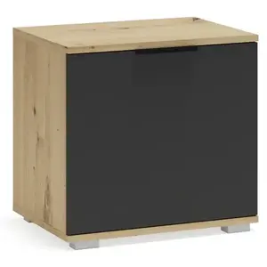 Skrinka na topánky Clif ST 50 artisan/antracyt vyobraziť