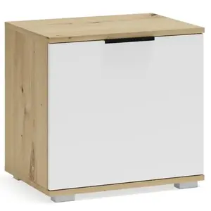 Skrinka na topánky Clif ST 50 artisan/biela vyobraziť