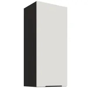 Kuchynská skrinka Aria-WH/BL anti fingerprint 40G-90 1F vyobraziť