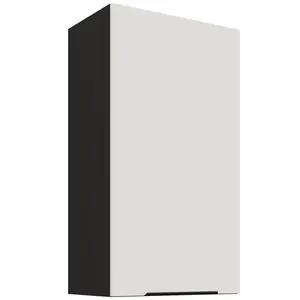Kuchynská skrinka Aria-WH/BL anti fingerprint 50G-90 1F vyobraziť