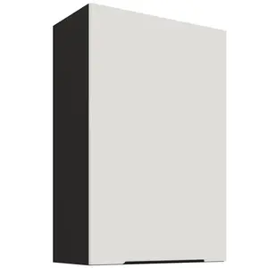 Kuchynská skrinka Aria-WH/BL anti fingerprint 60G-90 1F vyobraziť
