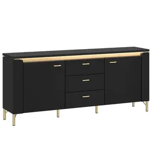 TV stolík Norica LAZF01 U114 2D3S čierna vyobraziť