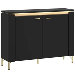 Komoda Norica LAZK01 U114 2D čierna vyobraziť