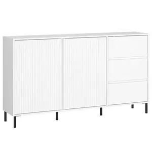Komoda Avenale AVEK01 U008 2D3S biela/biela alpský vyobraziť