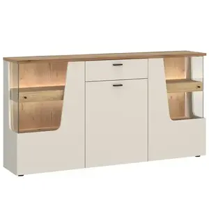 Komoda Cut Out CTUK01 U118 3D1S kašmír vyobraziť