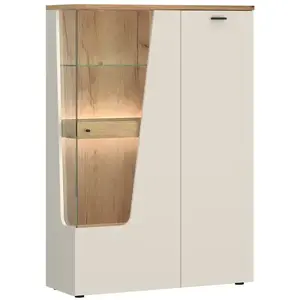 Vitrína Cut Out CTUV02R U1182D kašmír vyobraziť