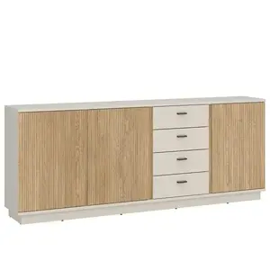 Komoda Mosano LUSK103 3D4S dub cremona/kašmír vyobraziť