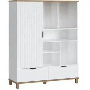 Regál Plissee PLIR01 1D2S biela alpin vyobraziť