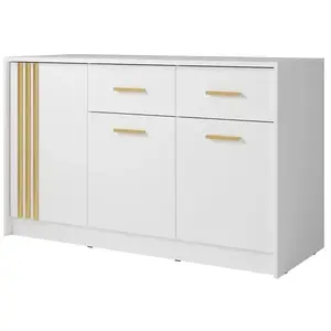 Komoda Canada Cd-25 Biela U. Zlatý vyobraziť