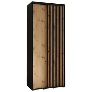 Skriňa Lanko 1-100 (60) čierna/artisan vyobraziť