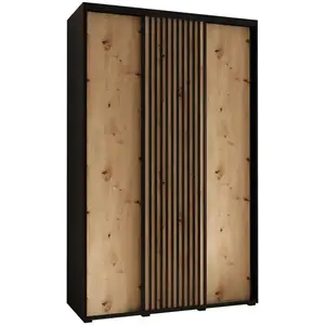 Skriňa Lanko 1-150 (60) čierna/artisan vyobraziť