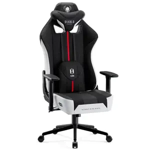 Kreslo Pre Hráča Diablo X-Player S Biely-Čierna vyobraziť