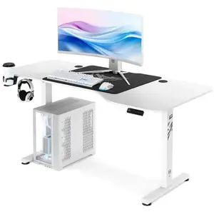 Písací Stolík S Regulovaním Výšky Diablo X-Tensio 1600 Biely vyobraziť
