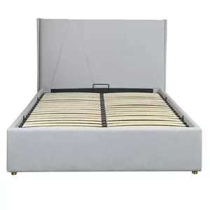 Posteľ Rovigo 140x200 BED23-06 sivý vyobraziť