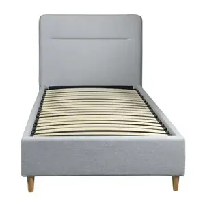 Posteľ Cesana 90x200 BED23-09 sivý vyobraziť