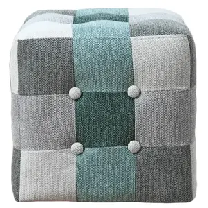 Taburetka Maddie mätový patchwork vyobraziť