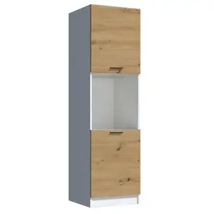 Kuchynská skrinka Economic D60 KU biela/artisan vyobraziť