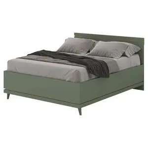 Posteľ Scandi 31 160 Dubový Olej/Zelená vyobraziť