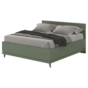 Posteľ Scandi 32 180 Dubový Olej/Zelená vyobraziť