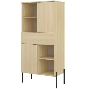 Komoda 2d1s Ore 42 Vysoká Dub Lindberg vyobraziť