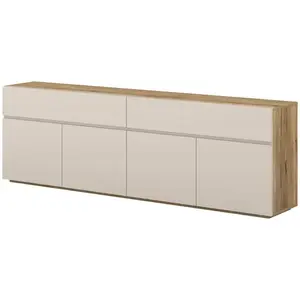 Komoda 4d4s Criss 25 Dub Mauvella/Kašmír vyobraziť