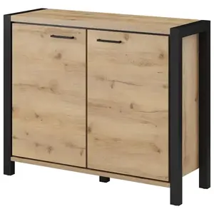 Komoda 2d Aktiv 45 Dub Taurus/Čierna vyobraziť