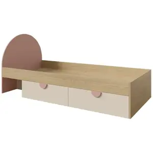 Posteľ Lexi 13l/P Cremona/Macadamia/Ružová vyobraziť