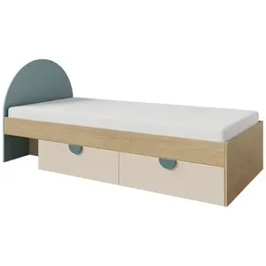Posteľ Lexi 13l/P Cremona/Macadamia/Námorná vyobraziť