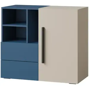 Komoda Lorin 8 Kašmír/Morská modrá vyobraziť