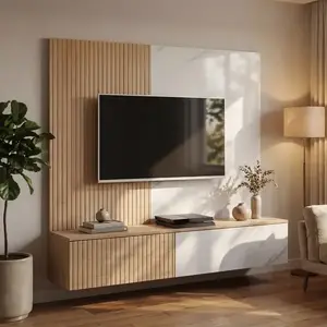 Obývacia Stena Noir I Dcmw Nr1 Cremona Oak/Marble White vyobraziť