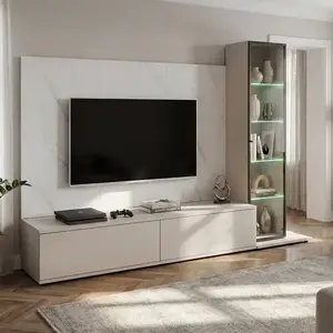 Obývacia Stena Glam I Ccmw Gl2 Kašmír/Marble Bianco vyobraziť