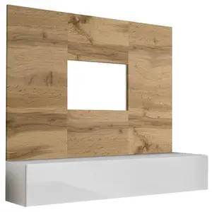 TV stolík + Panel Switch Wtw Sw Pr1 Wotan/Bílá vyobraziť