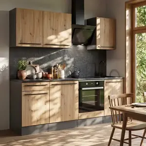 Kuchynská linka Porto ANAS KP 220 artisan/anthracite vyobraziť
