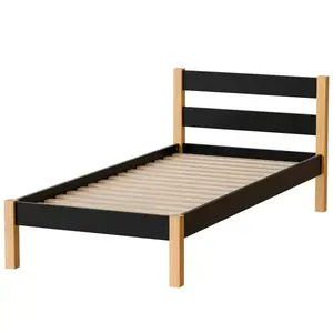 Posteľ Inka 90 Čierna/Prírodný Dub vyobraziť