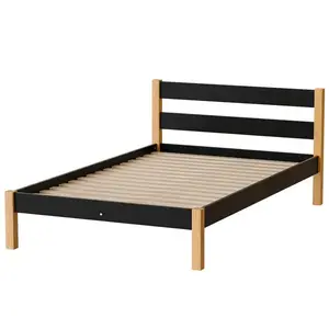 Posteľ Inka 120 Čierna/Prírodný Dub vyobraziť