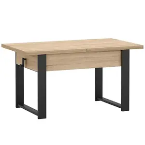 Zdvíhací stolík Hugo Sonoma/Čierna vyobraziť