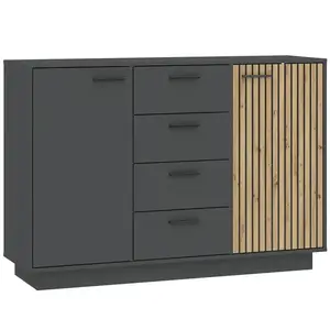 Komoda Sofia Front Antracit/Artisan vyobraziť