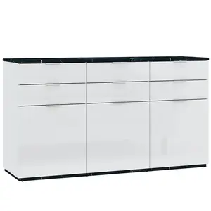 Komoda Grand Front Biela vyobraziť