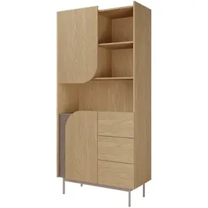 Regál Carmen 2 Dub Jar/Toffi vyobraziť