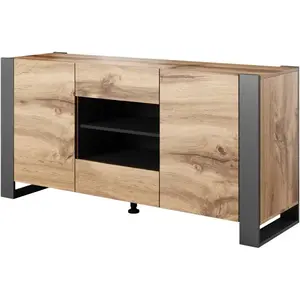 Komoda Wood Ii Wotan/ Antracit vyobraziť