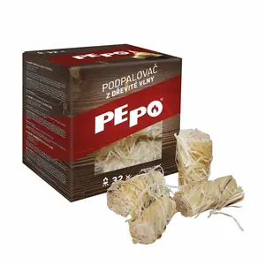 PE-PO Podpaľovač drevitá vlna 32 podpálení vyobraziť