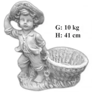 Chlapec s košíkom H-41, G-10 ART-535 vyobraziť