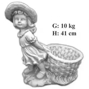 Dievča s kôšom H-41, G-10 ART-536 vyobraziť