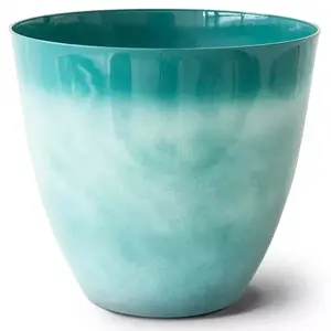 Kvetináč KL190406-33/33/30 glazúra aqua vyobraziť